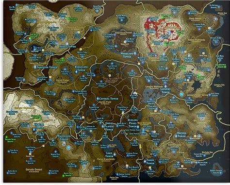 The Legend of Zelda: Tears of the Kingdom Maps